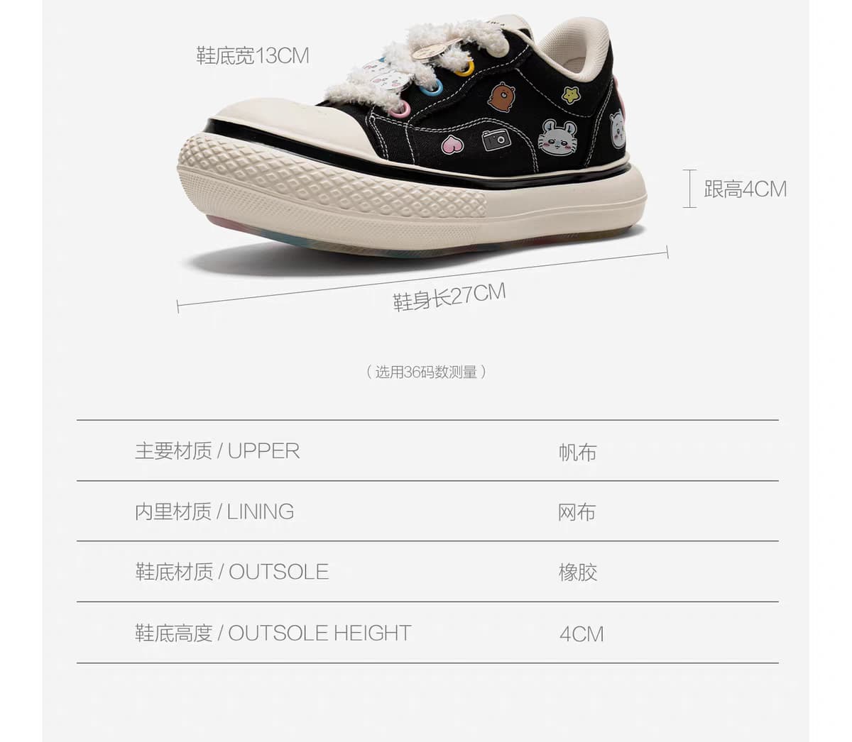 Canvas shoes - коллаборация Chiikawa 2026 детальное фото 1