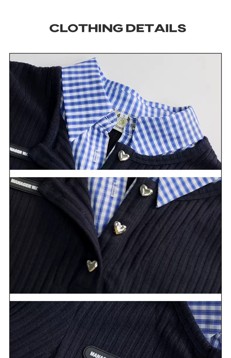 Двухслойная блузка-обманка детальное фото 3